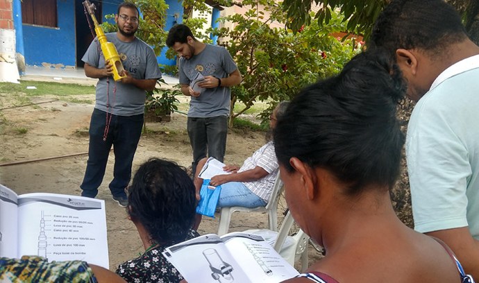 Foto treinamento bomba rosário