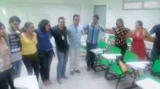 Técnicos e docentes participaram com trabalhos em grupos
