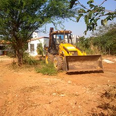  Limpeza do terreno ao lado do campus foi finalizada este fim de semana (Foto: divulgação)