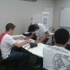 Alunos também marcaram presença no processo de escolha (foto: campus de Aracati)