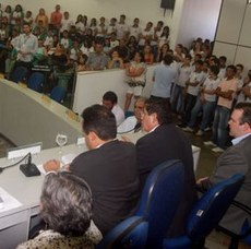 Escolha dos cursos foi feita em audiência pública (foto: Tomé Gomes / prefeitura de Maranguape)