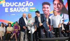 Solenidade teve o lançamento das pedras fundamentais de quatro novos campi (foto: Ricardo Stuckert/Presidência da República)
