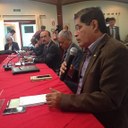 Virgílio Araripe durante pronunciamento na reunião do Conif