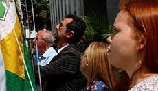 Hasteamento marca os 107 anos de Educação Profissional no Ceará. 