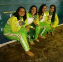Miriã, Ana Karoline , Rafaela e Roberta ganharam o ouro no revezamento 4x50m livre