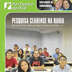 Capa da primeira edição destaca participação do IFCE no Connepi (foto: reprodução)