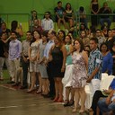 Posse de servidores na quadra coberta do campus de Fortaleza
