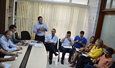 Reunião de gestores do IFCE com dirigente e consultor do CONIF