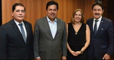 Reitor Virgílio Araripe tem encontro com o Ministro da Educação, Mendonça Filho, em Brasília