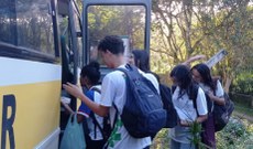 Cerca de 80% dos alunos são atendidos com transporte gratuito no IFCE Guaramiranga (Foto: arquivo)
