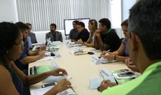 Reunião contou com a presença do reitor do IFCE em exercício, Ivam Holanda (foto: Bruno Leonardo)