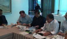 Reitor Virgílio Araripe participou de assinatura de convênio nesta quarta (29)