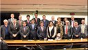 Gestores dos IF e deputados durante instalação da Frente Parlamentar em Brasília