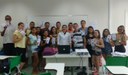 Tibelle Maurício, ao centro, orientou os trabalhos da campanha (Foto: arquivo)