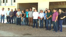 Gestores visitam obras do campus e marcam início do funcionamento.