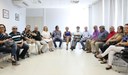 11.jpg Aposentados reúnem-se todo mês para compartilhar suas experiências de vida (Foto: Bruno Leonardo)
