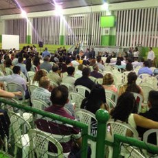 posse dos servidores ocorreu no ginásio poliesportivo do campus de Fortaleza