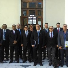  Comitiva de reitores assinou Memorando de Entendimento com universidade uruguaia (divulgação)