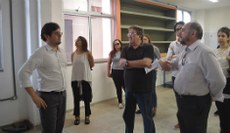 Diretor do IFCE Pecém, Marcel Ribeiro, recebeu a comitiva (Foto: Seplag)