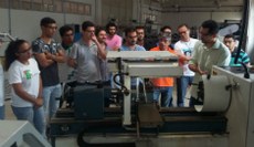 Curso ocorreu no laboratório de usinagem (Foto: Comunicação Social)