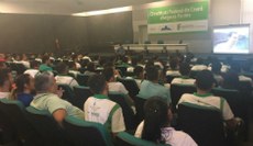 Empresa VLI proporcionou interatividade com alunos (Foto: Comunicação Social)