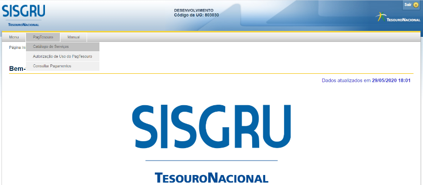 imagem SISGRU