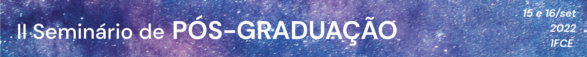 Seminário Pós 