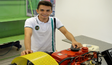 "Foi o IFCE que abriu as portas para tudo", diz o ex-aluno. (Foto: Marcelo Andrade)