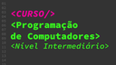 Curso Programação de Computadores