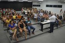 Pais e alunos acompanharam a primeira reunião do ano (Foto: Marcelo Andrade)