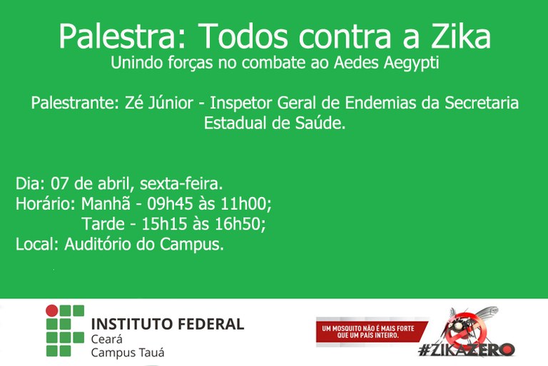 Palestra Todos Contra a Zika