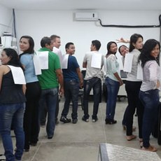 dinâmica de grupo promove interação entre servidores