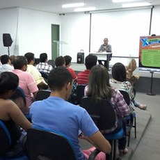 Palestra sobre cantoria e cultura popular por Geraldo Amâncio