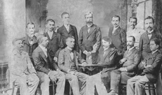 Membros da Padaria Espiritual. Arquivo Museu da Imagem e do som (MIS).