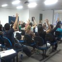 Auditório do campus de Tauá com representantes da sociedade na escolha de novos cursos para a região dos Inhamuns