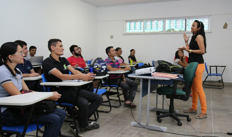 Aula no campus de Tauá