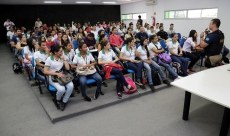 Momento contou com a participação de estudantes da Escola Estadual Monsenhor Odorico de Andrade