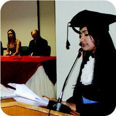Estudante em formatura
