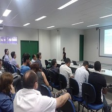 Docentes no Encontro pedagógico