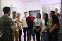 Estudantes em visita técnica