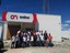 Estudantes em visita técnica