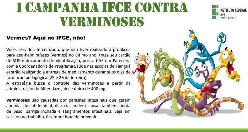 I Campanha IFCE contra verminoses