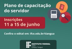 Cartaz sobre capacitação