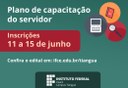 Cartaz sobre capacitação