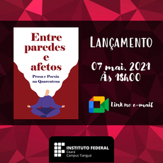 Cartaz de lançamento do livro