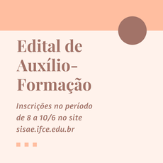 Edital auxílio formação