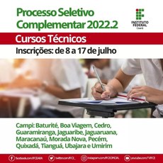 Cursos técnicos 2022.2