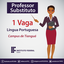 Cartaz sobre processo seletivo