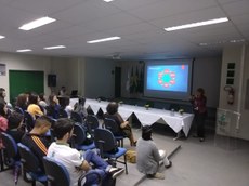Palestra no auditório