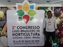 Professor participa de evento de horticultura